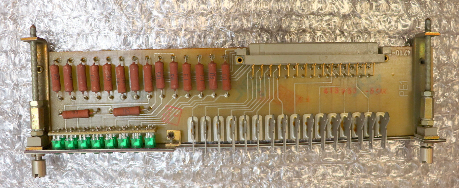 VEM NUMERIK RFT DDR Steckplatinen-Vorderseite E Platine 413753-5 NKM 4710-2 RFT