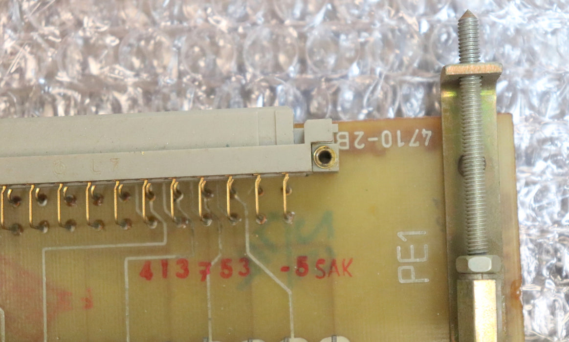 VEM NUMERIK RFT DDR Steckplatinen-Vorderseite E Platine 413753-5 NKM 4710-2 RFT