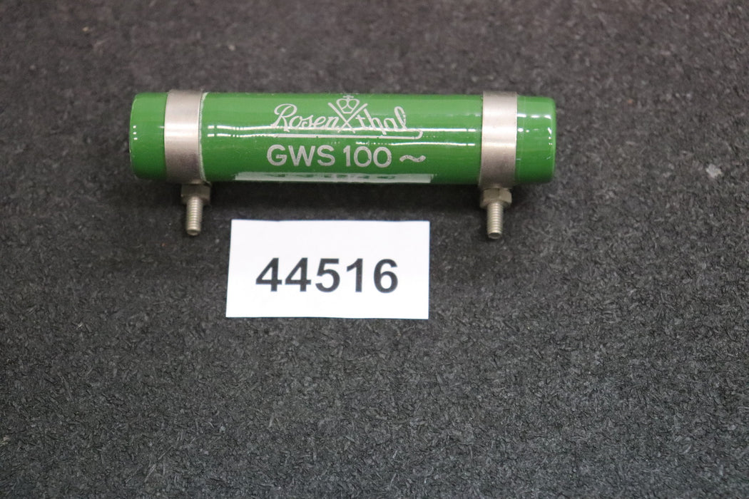 ROSENTHAL glasierter Drahtwiderstand 0104 GWS 100 1 kOhm - unbenutzt