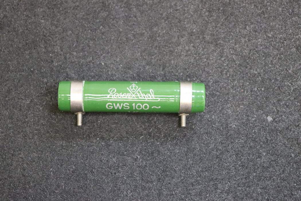 ROSENTHAL glasierter Drahtwiderstand 0104 GWS 100 1 kOhm - unbenutzt