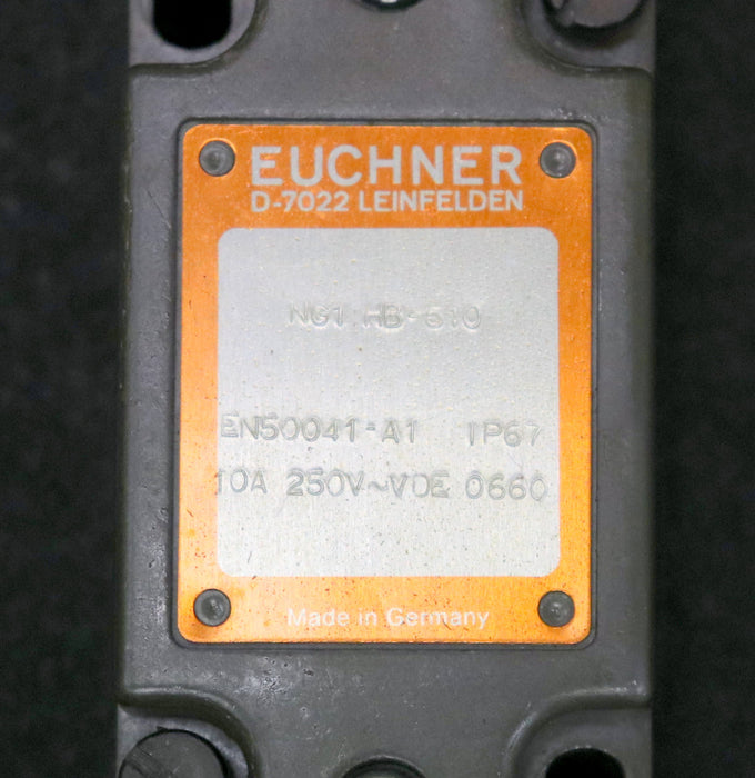 EUCHNER Positionsschalter NG1HB-510 mit Rollenstößel Kunststoffrolle M20x1,5