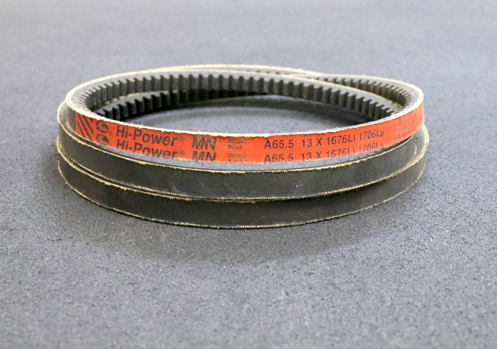 GATES Keilriemen 13x1676 Li A65.5 1706 Lp Hi-Power MN 5E Innenlänge 1676mm