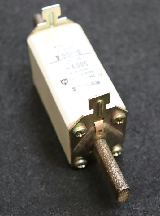 ERNST 10x Sicherungseinsatz fuse-link 24710.17 100A 500VAC Betriebsklasse gL-gI