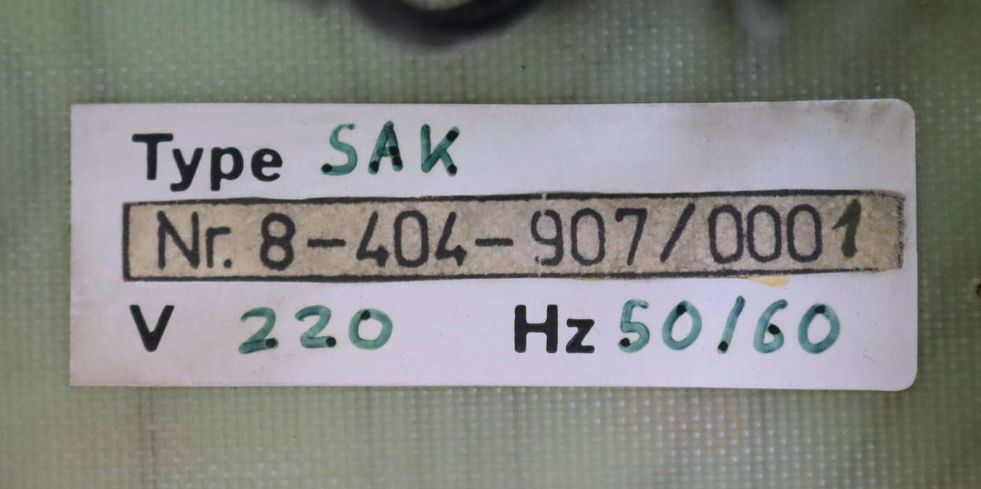 SAK Einbaumodul Type Nr. 8-404-907 / 0001 220V 50/60Hz - gebraucht