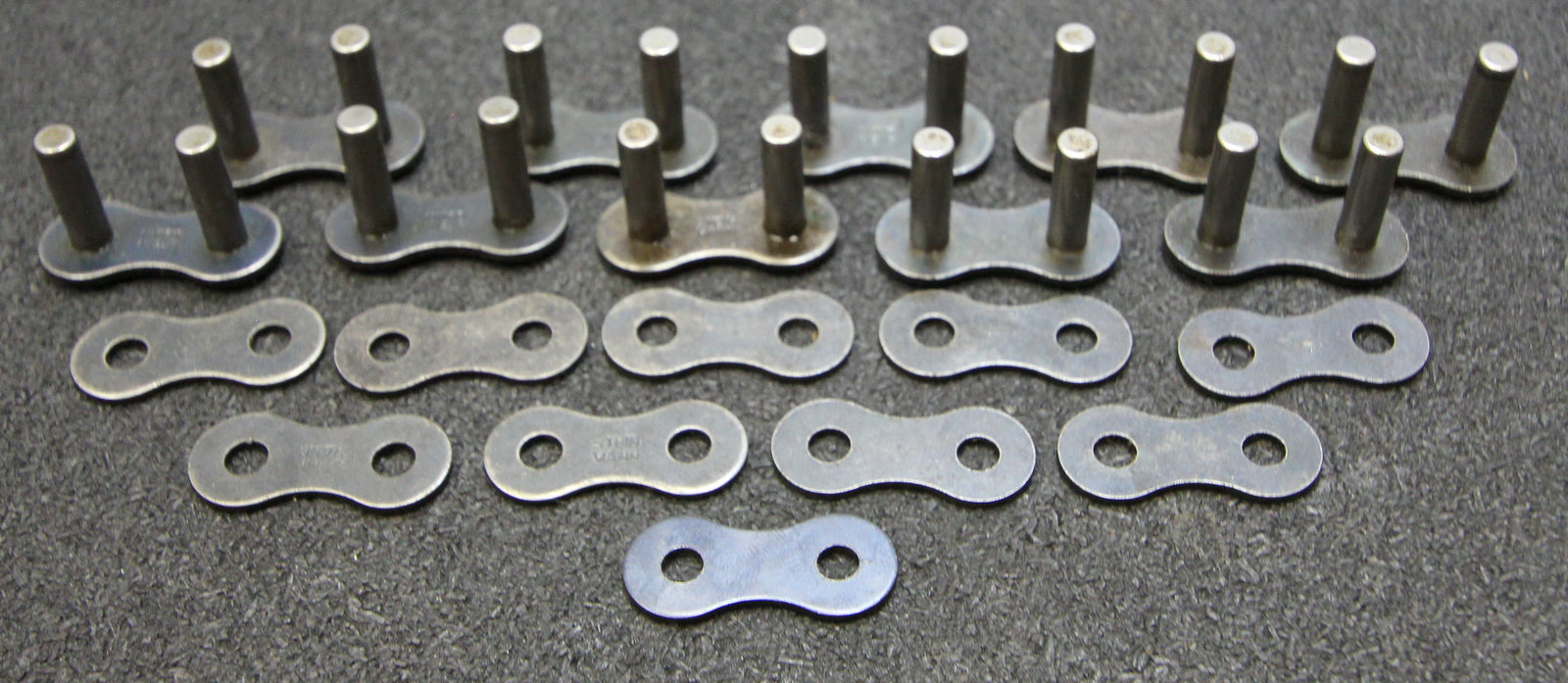 STEINMANN 10x Nietglied für Rollenkette Pin Link Simplex Teilung inch 3/4"x7/16"