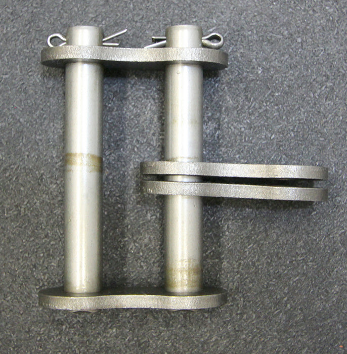 Zweifach Splint-Verschlussglied Connecting Link Duplex Teilung inch= 1 1/2"x1"