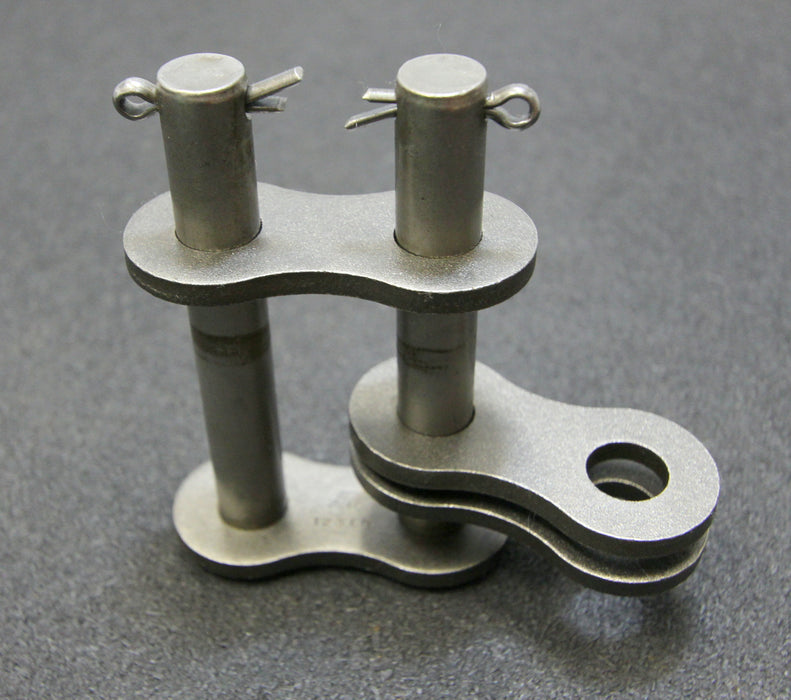 Zweifach Splint-Verschlussglied Connecting Link Duplex Teilung inch= 1 1/2"x1"