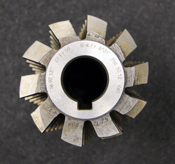 KLINGELNBERG Vollstahlwälzfräser gear hob m= 4,67284mm 15° EGW Flankenwinkel 30