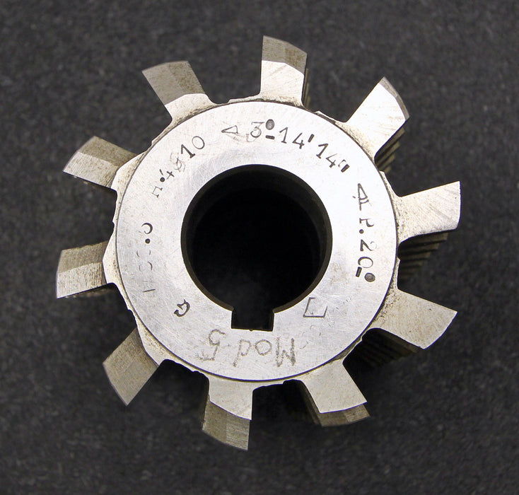 Vollstahlwälzfräser gear hob m= 5mm 20° EGW - Ø100x130xØ32mm mit LKN 1gg. Links