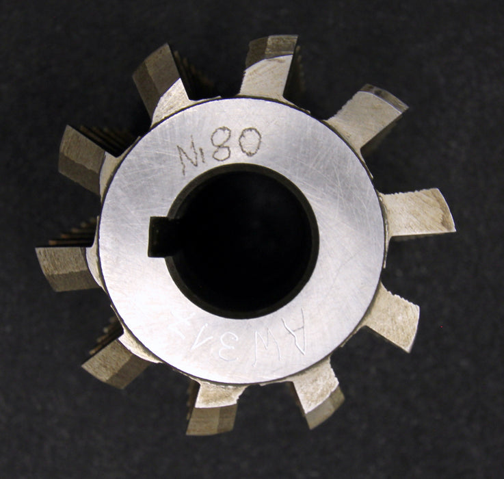 Vollstahlwälzfräser gear hob m= 5mm 20° EGW - Ø100x130xØ32mm mit LKN 1gg. Links