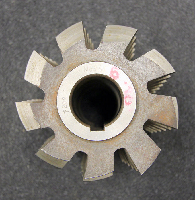Vollstahlwälzfräser gear hob m = 5mm 20° EGW - Ø95x90xØ27mm LKN 1gg. Links HSS