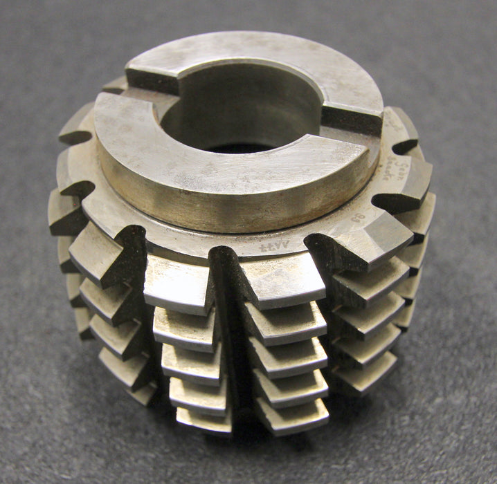 SAACKE Vollstahlwälzfräser gear hob m = 4mm 20° EGW Ø100x90xØ40mm mit Quernut