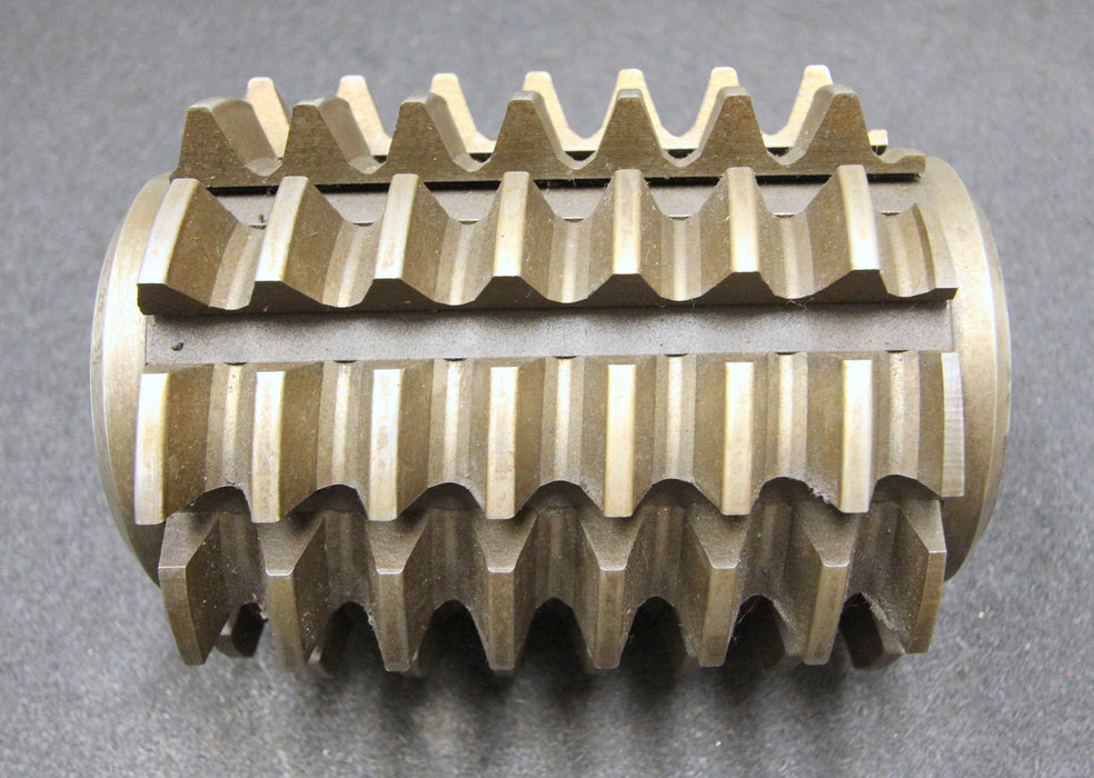 SAAZOR Stollenwälzfräser involute spline hob m= 6,5mm BP III Ø130x180xØ40mm 20°