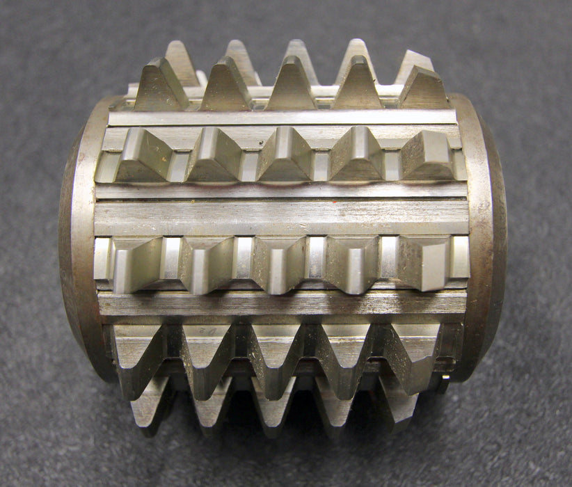 SAAZOR Stollenwälzfräser involute spline hob m= 5mm BP III Ø100x110xØ32mm 1gg. L