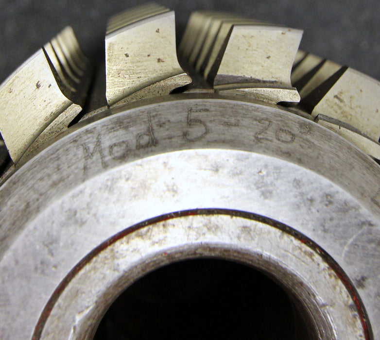 SAAZOR Stollenwälzfräser involute spline hob m= 5mm BPI DIN3972 Ø130x130xØ40mm