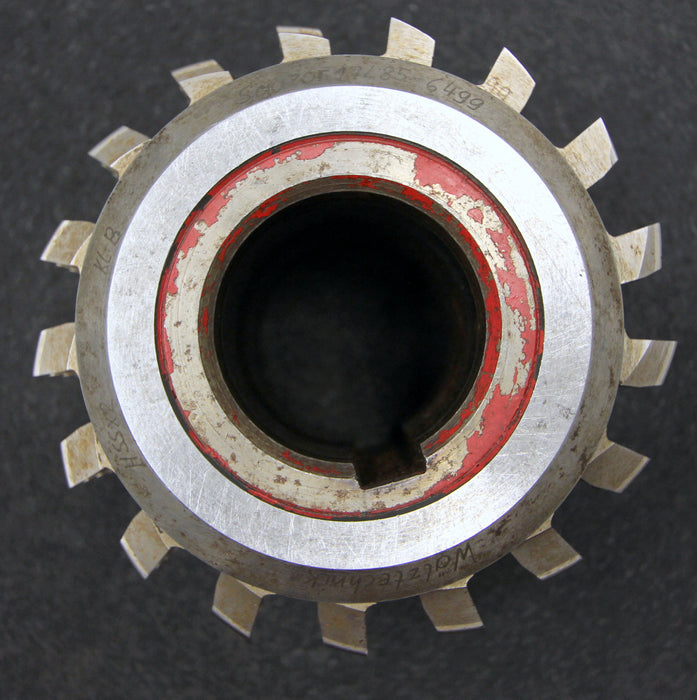 SAAZOR Stollenwälzfräser involute spline hob m = 4mm 20° EGW Ø125x110xØ50mm