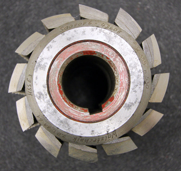 SAAZOR Stollenwälzfräser involute spline hob Fertigfräser m= 3,5mm BP I 20° EGW