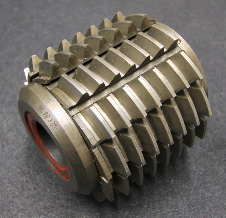 SAAZOR Stollenwälzfräser involute spline hob Fertigfräser m= 3,5mm BP I 20° EGW