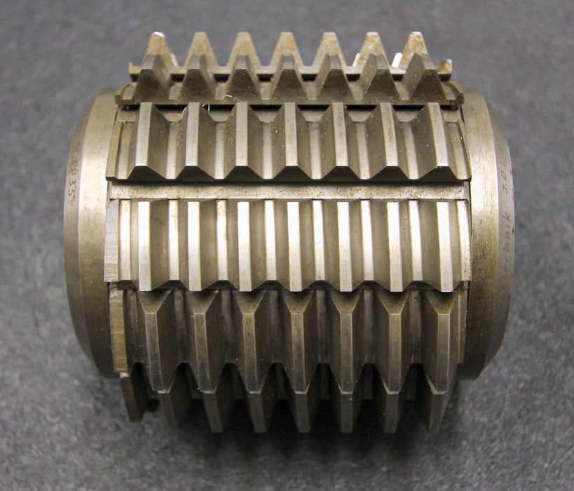 SAAZOR Stollenwälzfräser involute spline hob Fertigfräser m= 3,5mm BP I 20° EGW