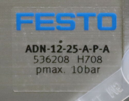 FESTO Kompaktzylinder Compact cylinder ADN-12-25-A-P-A Nr. 536208 Kolben-Ø 12mm