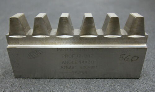 DELTAL Hobelkamm rack cutter m= 6 Angle 14°30 113x20mm