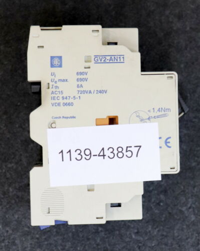 TELEMECANIQUE Motorschutzschalter GV2-M04 0,4-0,63A Ue=690V 50/60Hz Uimp=6kV