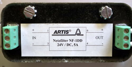 ARTIS 3HE Rack BG-A1/2 19" mit ARTIS Netzfilter NF-1DD 24VDC 5A ohne Karten