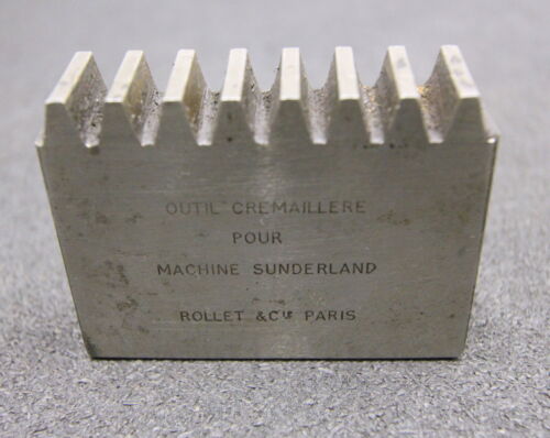 ROLLET PARIS Hobelkamm rack cutter m= 2,75 Angle 29°