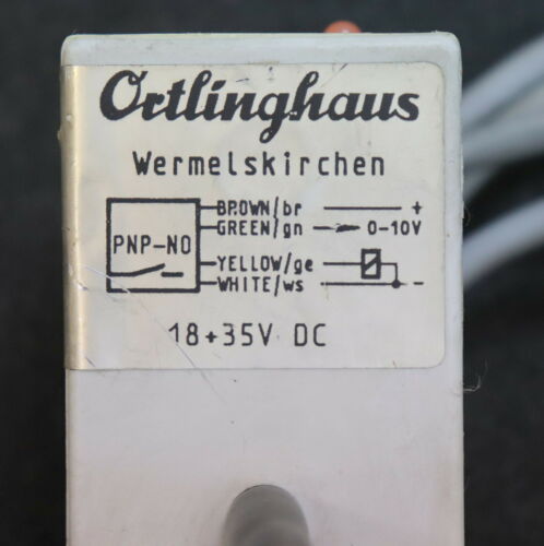 ORTLINGHAUS Näherungsschalter Art.Nr. 1-087-670-01-000 mit Halter Kabellänge 2m