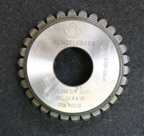 KLINGELNBERG Glockenschneidrad für Rollkettenrad nach DIN8197 Tlg. 3/8" x 6,35mm