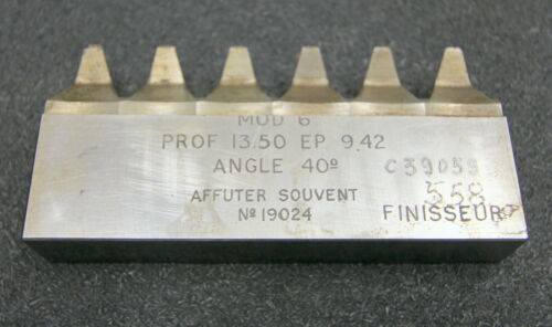 ROLLET PARIS Hobelkamm rack cutter m= 6 Angle 20°