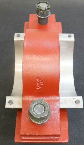 LISEGA massives Rohr-Führungslager Typ V2GFN für DN180 + Spannschelle unbenutzt