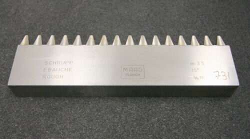MAAG Hobelkamm rack cutter m= 3,5 Angle 15° 178x20mm