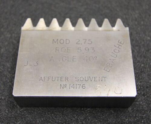 ROLLET PARIS Hobelkamm rack cutter m= 2,75 Angle 20°