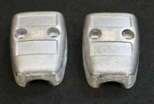 ABUS 2 Hälften Hakenbefestigung für ABUS GM1-250kg AN 8198 Aluminium - unbenutzt