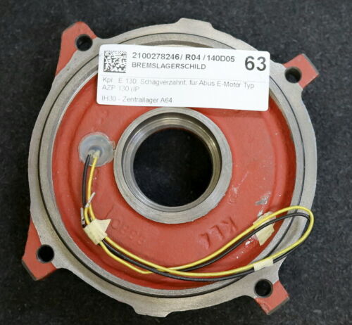 ABUS Bremslagerschild komplett AN 3606 Art.Nr 3121 E 130 schrägverzahnt für ABUS