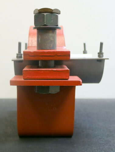 LISEGA massives Rohr-Führungslager Typ V2EFN für DN120 + Spannschelle unbenutzt