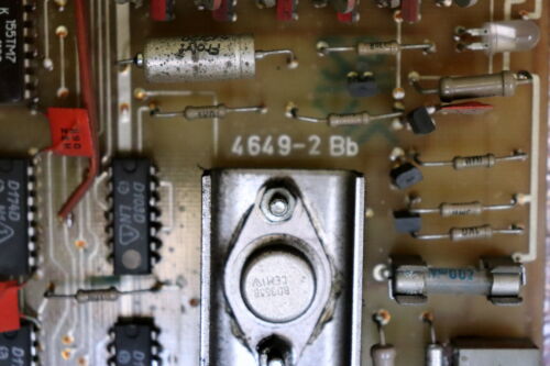 VEM NUMERIK RFT DDR Steuerungsplatine 413658-3 NKM 4649-2 gebraucht - ok