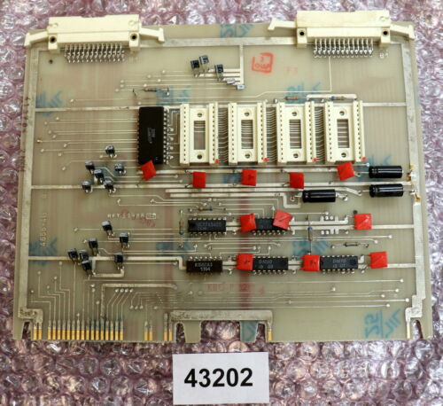 VEB NUMERIK Board 413784-2 NKM 4656-4B Platine 54988 ohne EPROMS gebraucht - ok