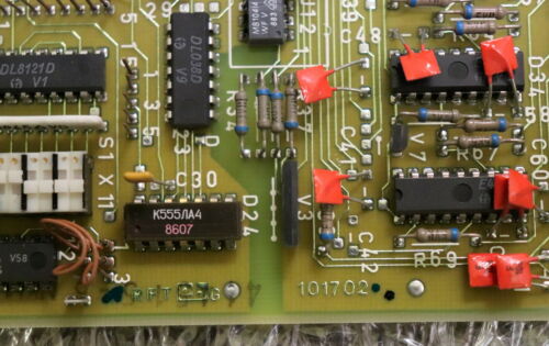 VEM NUMERIK RFT DDR Platine ED2 24V= 414515-6 NKM 590355-3 RFT 101702 gebraucht