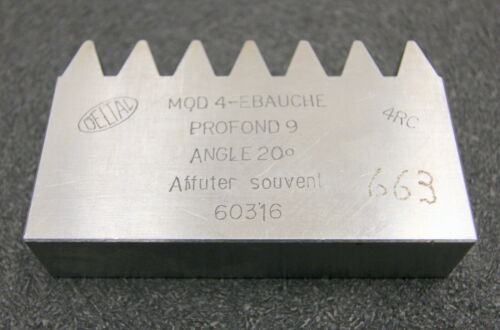 DELTAL Hobelkamm rack cutter m= 4 Angle 20° 87x20mm