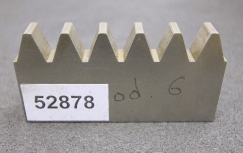 Hobelkamm rack cutter m= 6 Angle 20° 113x25mm Z=6