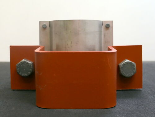 LISEGA massives Rohr-Führungslager Typ V2EFN für DN120 + Spannschelle unbenutzt