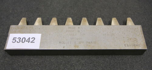 ROLLET PARIS Hobelkamm rack cutter m= 8,5 Angle 30°