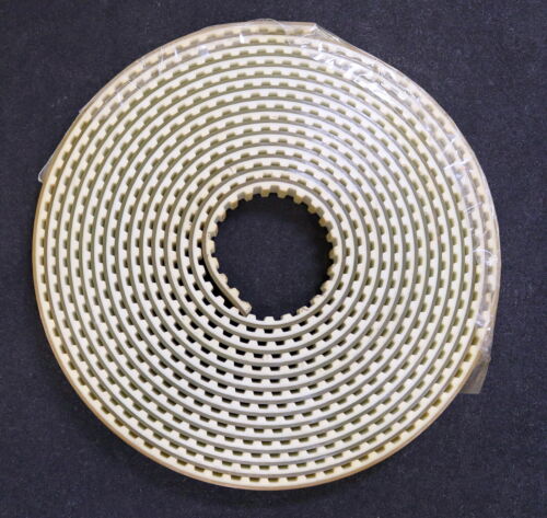 Zahnriemen T 10 beschichtet mit PU 60 2mm offen Stahl Länge ca. 7m Breite 20mm