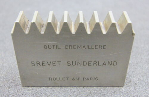 ROLLET PARIS Hobelkamm rack cutter m= 3 Angle 20°