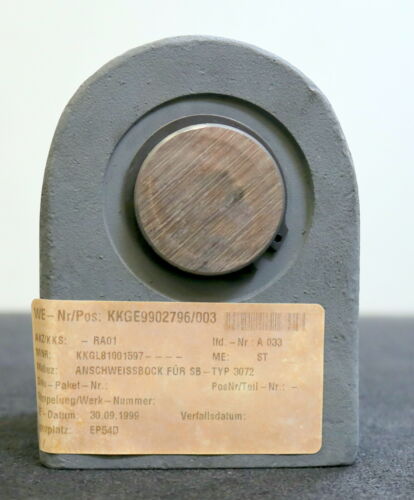 LISEGA Gabelkopf Anschweissbügel Typ 357959 BolzenØ 50mm Lagerabstand 35mm