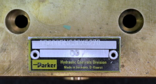 PARKER Hydraulik-Wegeventil mit Rollenstößel Typ 9D 600-5270 Best.Nr. 750128998