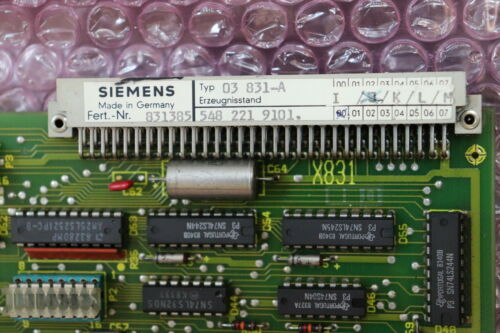 SIEMENS SINUMERIK Messkreis Baugruppe 6FX1122-1AA01 Version E gebraucht ok