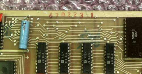 VEM NUMERIK RFT DDR Platine 470223-1 NKM 4652-1 RFT 55042 ohne EPROMS gebraucht